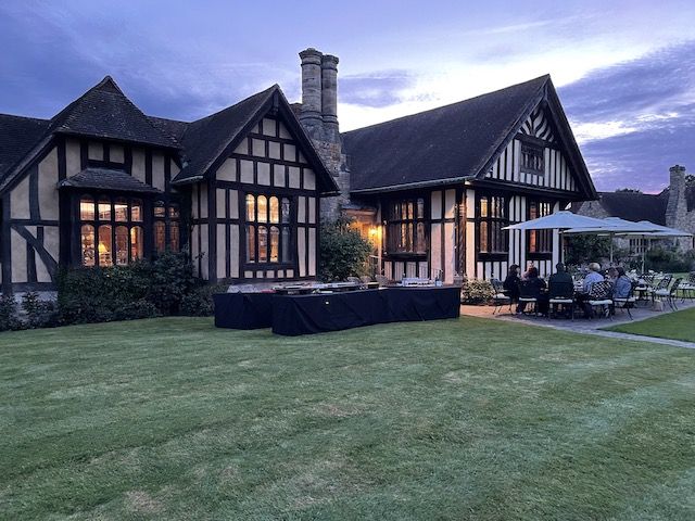 BBQ on private lawn at Hever Castle
